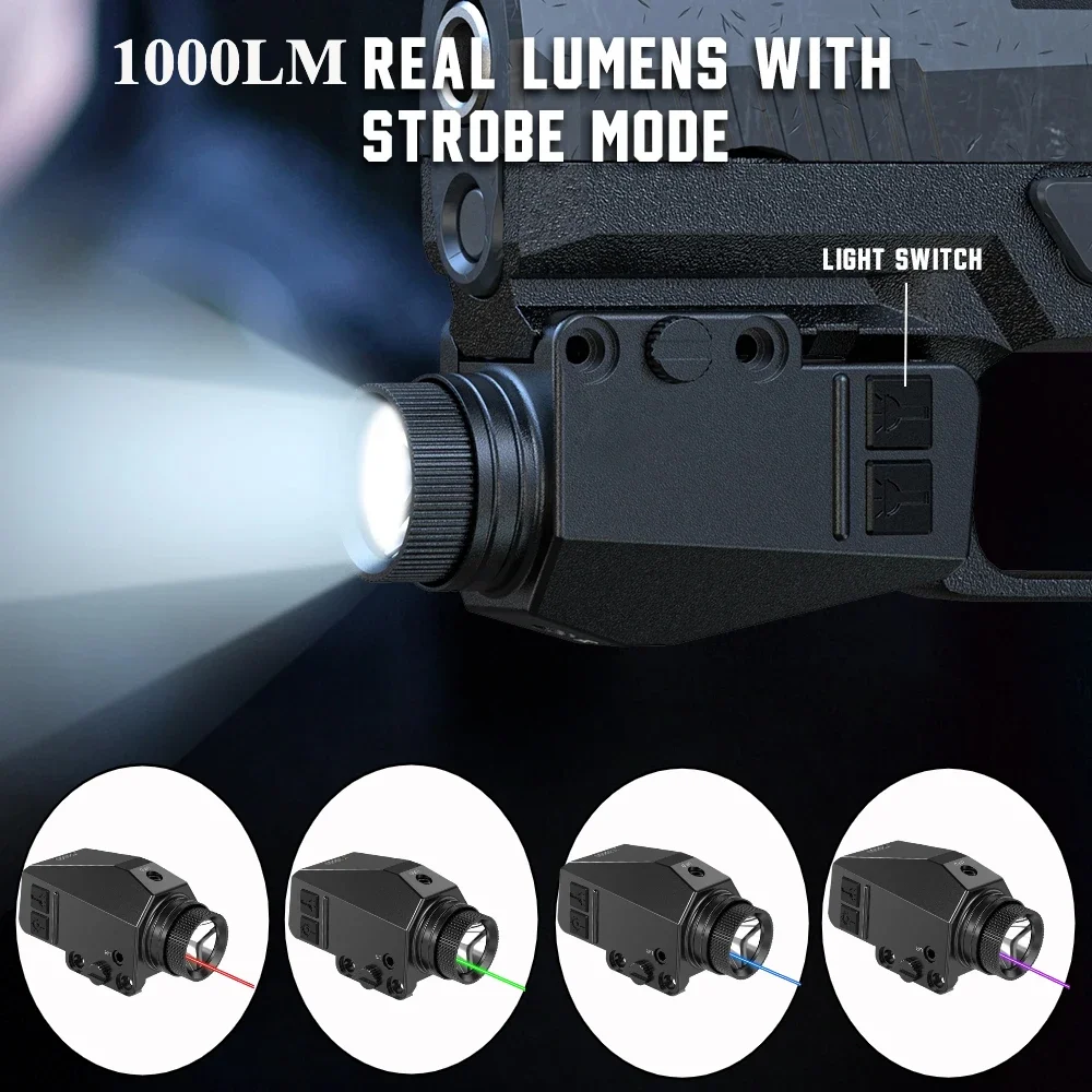 Lanterna Tática LED 1000LM com - Timing Light Gun avaliação e preço