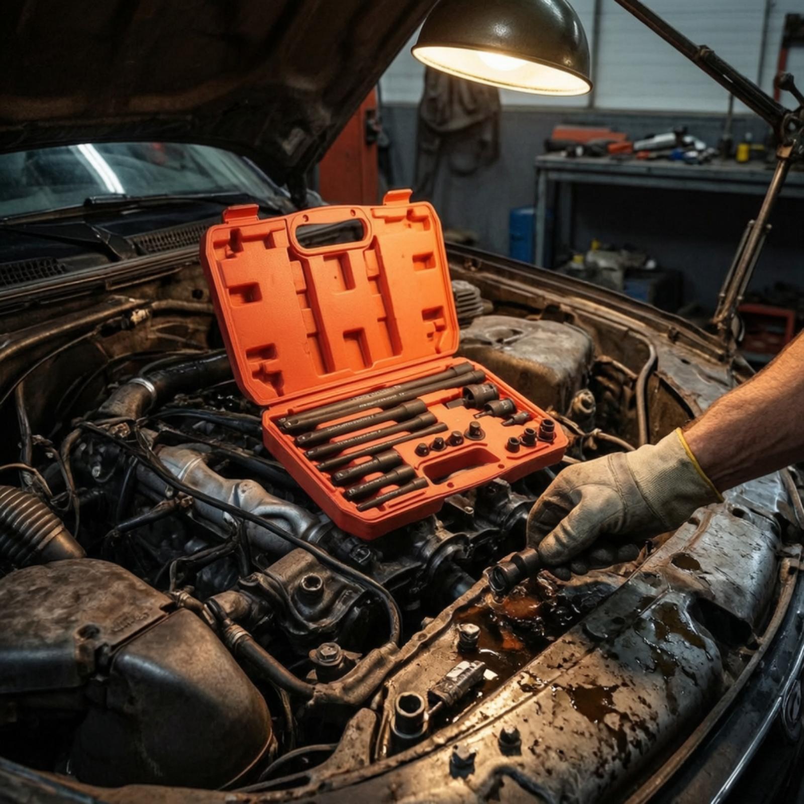 Kit de Chave de Impacto com 18 - Automotive Tools avaliação e preço